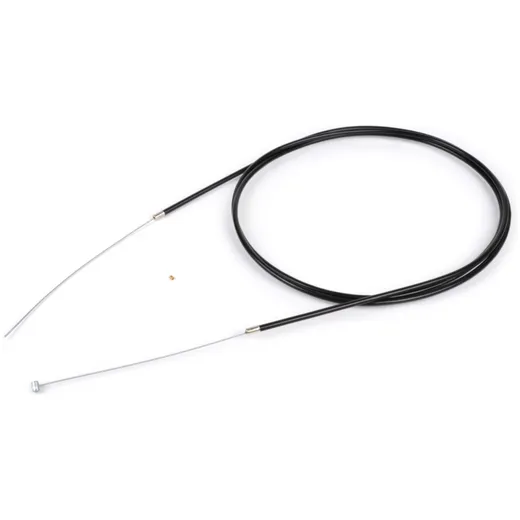 Universal cable -BGM ORIGINAL, Ø=1.2mm x 2500mm, hose= 2200mm, fitting Ø=5.5mm x 7.5mm, PE inner liner, plaited cable, black- us