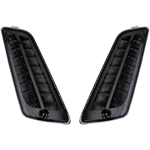 Pair of front indicators -MOTO NOSTRA 2K22 (-2014) dynamic LED sequential light, day time running light (E-mark)- Vespa GT, GTL, 50527