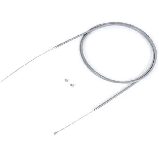 Universal cable -BGM ORIGINAL, Ø=1.9mm x 2500mm, hose= 2200mm, fitting Ø=8.0mm x 8mm, PE inner liner, grey- used as clutch cable