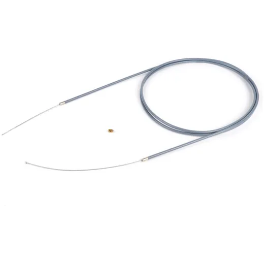 Universal cable -BGM ORIGINAL, Ø=1.2mm x 2500mm, hose= 2200mm, fitting Ø=3mm x 3mm, PE inner liner, plaited cable, grey- used as