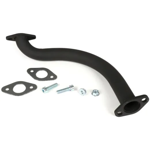 Auspuffkrümmer BGM PRO Ø30mm Vespa Banane PV125, ET3 Big Bore Krümmer passend für Piaggio, Faco und Sito Bananenauspuff Stahl, s
