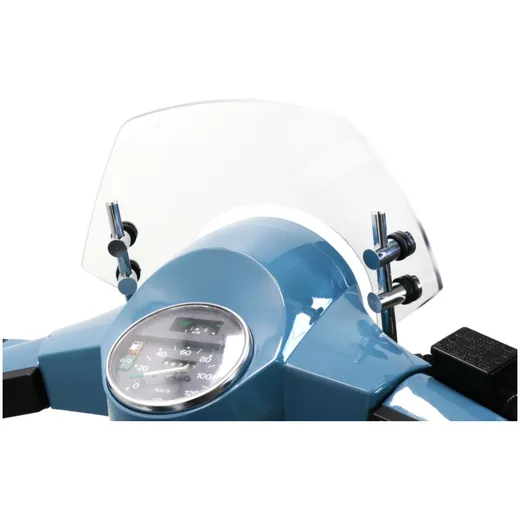 Windschutzscheibe mit verchromten Haltern Moto Nostra b=340m_3