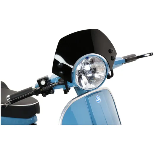 Flyscreen with black brackets -MOTO NOSTRA, w=340mm, h=105mm_3