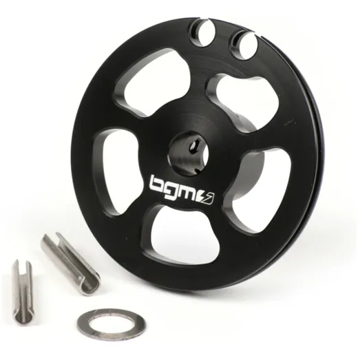 Gear change pulley -BGM Pro made by JPP - Lambretta LI (series 3, 1966-), LIS (1966-), SX, DL, GP - anodised black 50668