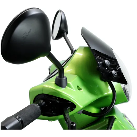 Windschutzscheibe mit schwarzen Haltern Moto Nostra b=340mm,_3