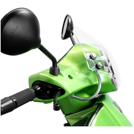 Windschutzscheibe mit verchromten Haltern Moto Nostra b=340m_1