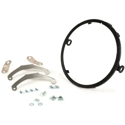 Headlight mounting ring set -MOTO NOSTRA- LED HighPower - Ø=143mm (5 3/4")- to mount headlight on steering head Vespa PX, LML St