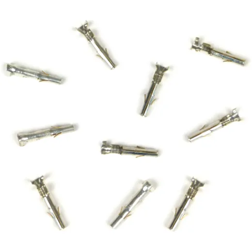 Kabelschuh für Rundstecker Zündgrundplatte/Kabelbaum L=20 mm, Ø=2,1 mm Vespa PK, PX Lusso, Cosa, T5 125ccm 10stk. Weibchen 50754