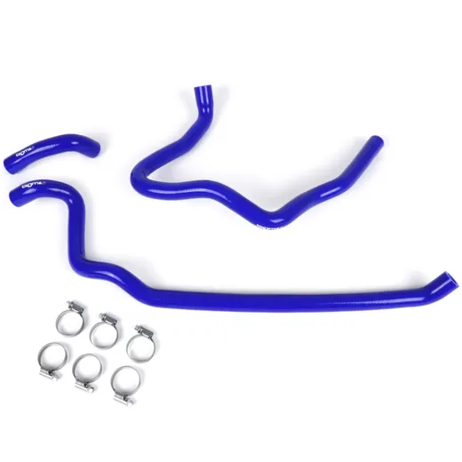 Kühlerschlauch-Set BGM PRO Silikon 180°C Vespa GT 125-200, Vespa GTL 125-200, Vespa GTS 125-300, Vespa GTV 125-250 blau 50829