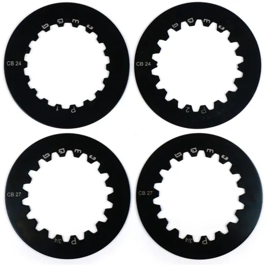 Kupplungsstahlscheiben-Set BGM PRO Cosa2 Vespa Cosa2, PX (ab Bj. 1995), Position 3+4, ohne Kerbe 1,5mm (2x benötigt) 50840