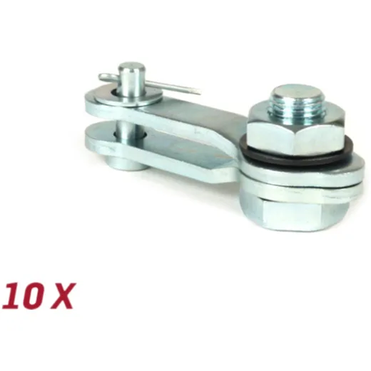 Rear brake cable clamp set -BGM ORIGINAL- Lambretta D (1953-_3