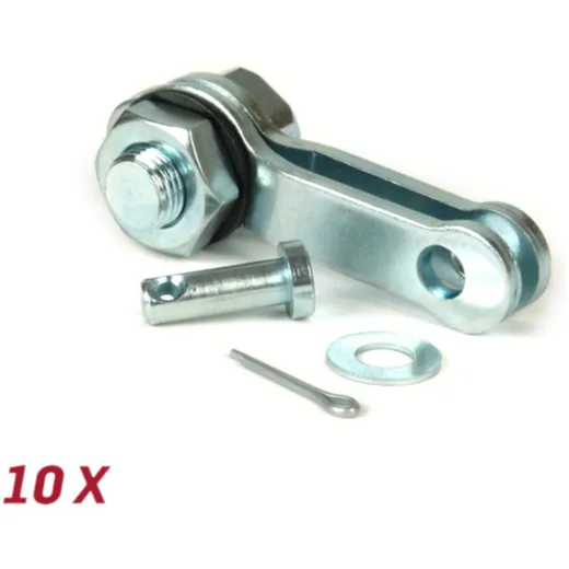 Rear brake cable clamp set -BGM ORIGINAL- Lambretta D (1953-_2