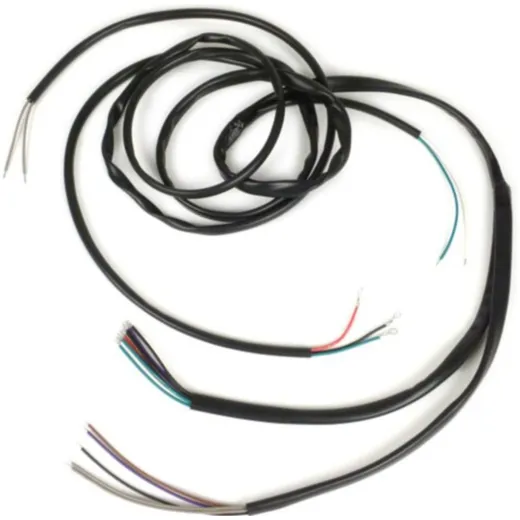 Wiring loom -BGM ORIGINAL- Vespa V50 (V5A1T) - stator plate with 2 coils, outer high tension coil, without brake light 50921