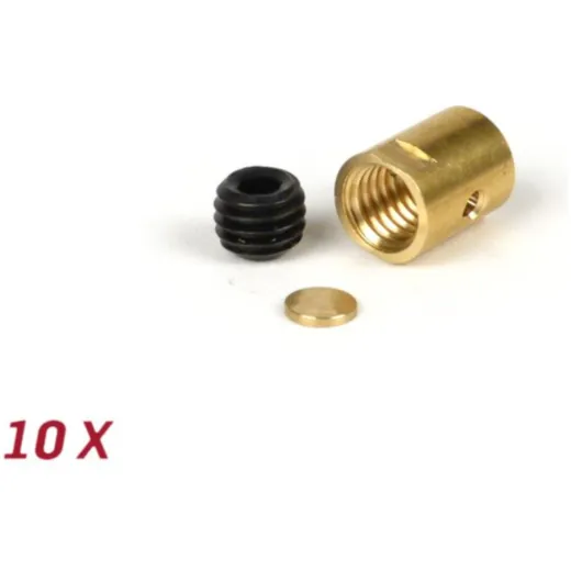 Trunnion set, short -BGM ORIGINAL Ø=10x13mm- Lambretta LI, LIS, SX, TV (series 2-3), DL, GP - 10 pcs 50952