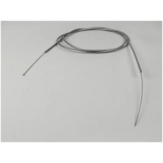 Universal cable -Ø=1,2mm x 2500mm, hose= 2200mm, fitting Ø=3,0mm x 3mm- used as throttle cable - plaited cable PE - grey 50963