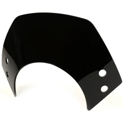 Windschutzscheibe ohne Halter Moto Nostra b=340mm, h=105mm Vespa GT, GTL, GTS, GTS Super 125-300ccm schwarz 51000