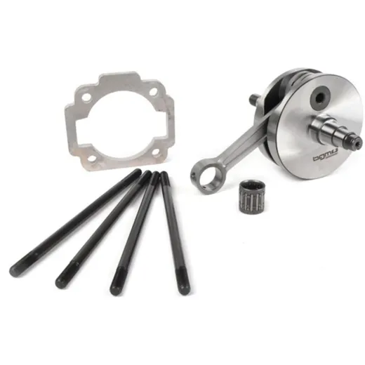 Crankshaft set -BGM Pro Racing full circle web, 51mm stroke, 105mm conrod- Vespa PK125 XL2, PK125 ETS (Ø=24mm cone) 51074