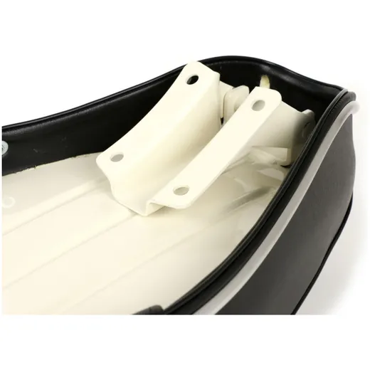 Sitzbank BGM PRO Pegasus Aluminium schwarz für Vespa, Lambre_1