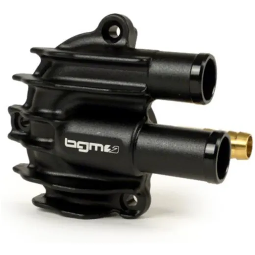 Wasserpumpendeckel BGM PRO Faster Flow schwarz eloxiert für _3