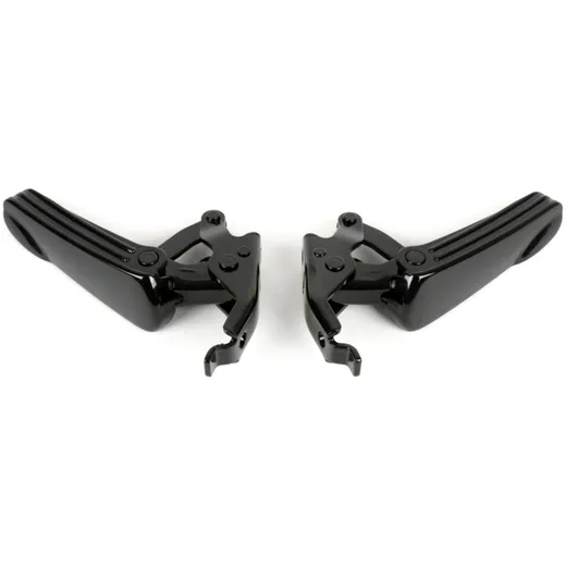 Fußrasten-Set Moto Nostra Vespa GT, GTL, GTS 125-300, GTV schwarz glänzend/schwarz glänzend 51285
