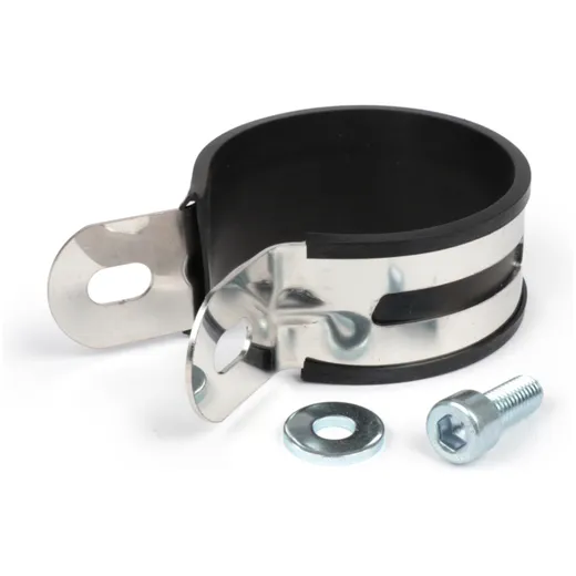 Silencer clamp - BGM PRO Clubman Sport - Lambretta Series 1 -3, including rubber 51376