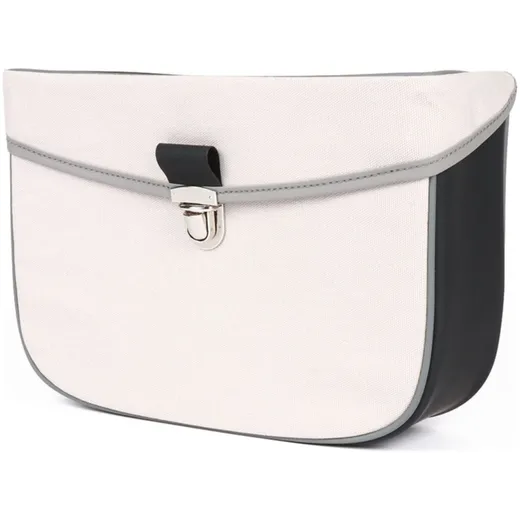 Saddlebag -MOTO NOSTRA- Piaggio Bravo, Boxer, Si, Ciao Black Grey 51437 Saddlebag -MOTO NOSTRA- Piaggio Bravo, Boxer, Si, Ciao Black Grey 51437