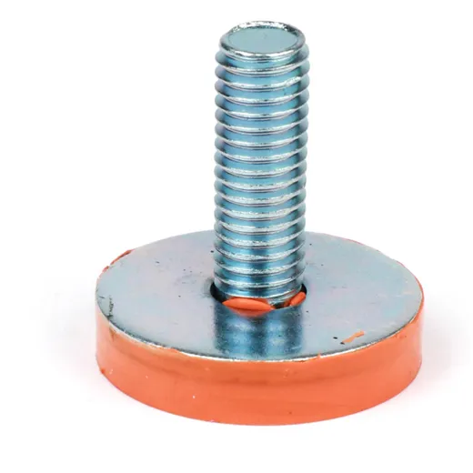 Gummipuffer Ø=27mm x 6mm mit Gewindestange M8 für Hauptständ_1