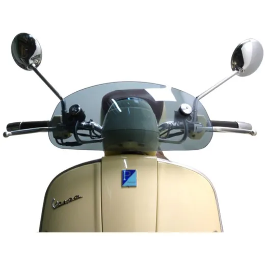 Flyscreen -MOTO NOSTRA, w=435mm, h=195mm- Vespa GTV, GT 60 - smoke grey 51506 Flyscreen -MOTO NOSTRA, w=435mm, h=195mm- Vespa GTV, GT 60 - smoke grey 51506