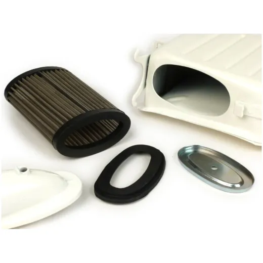 Luftfilterkasten BGM PRO weiß für Lambretta LI (Serie 1-3), _2