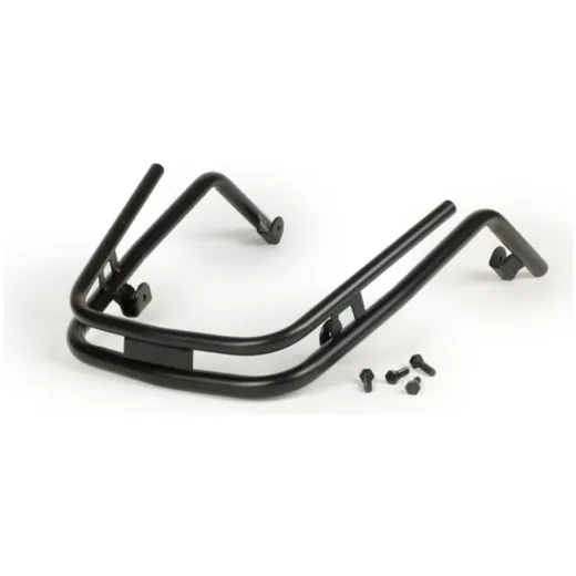 Bumper front -MOTO NOSTRA- Vespa PX80, PX125, PX150, PX200 - black 51528