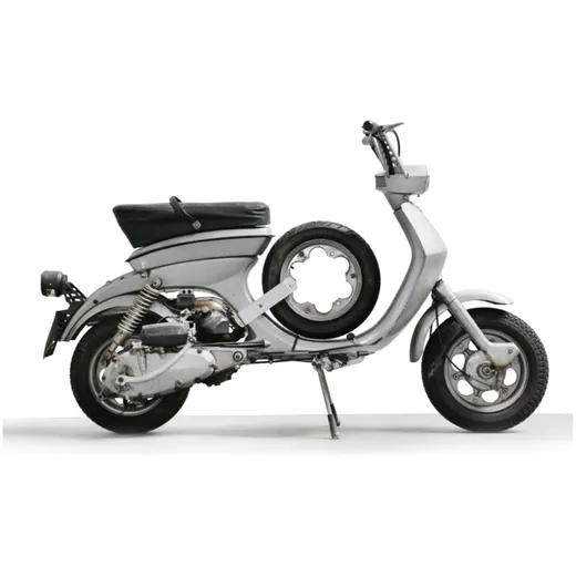 Reserveradhalter Durchstieg BGM PRO Lambretta Lui, Luna, Vega, Cometa Edelstahl 51547