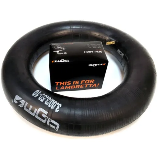 Schlauch BGM PRO 10 Zoll 3.50-10, 100/80-10, 100/90-10 Ventilposition Lambretta 51550
