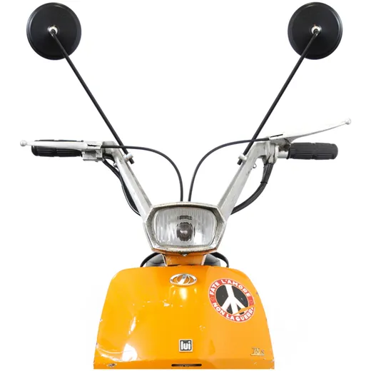Spiegel Schwarz BGM PRO Lambretta Lui 50CL, Lui 75 S&SL , Luna, Vega ,Cometa rund 51553