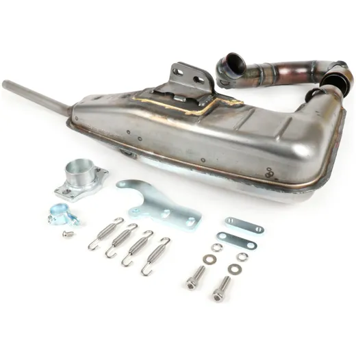 Auspuff BGM PRO Clubman V4.0 für QUATTRINI M210 Lambretta Serie 1-3 unlackiert 51554 Auspuff BGM PRO Clubman V4.0 für QUATTRINI M210 Lambretta Serie 1-3 unlackiert 51554