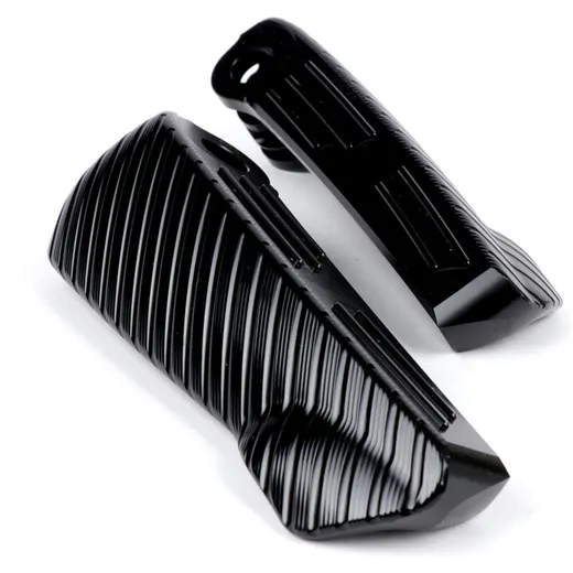 Fußrasten-Set Moto Nostra CNC, schwarz glänzend Vespa GT, GTL, GTS 125-300, GTV 51561