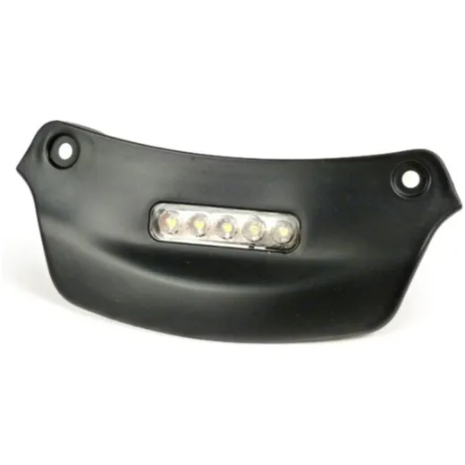 Number plate light -MOTO NOSTRA LED- Vespa Primavera, Sprint - matt black 51628