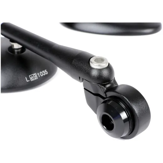 Spiegel Set Moto Nostra 1405, Aluminium CNC, Oval, Lenkerend_2