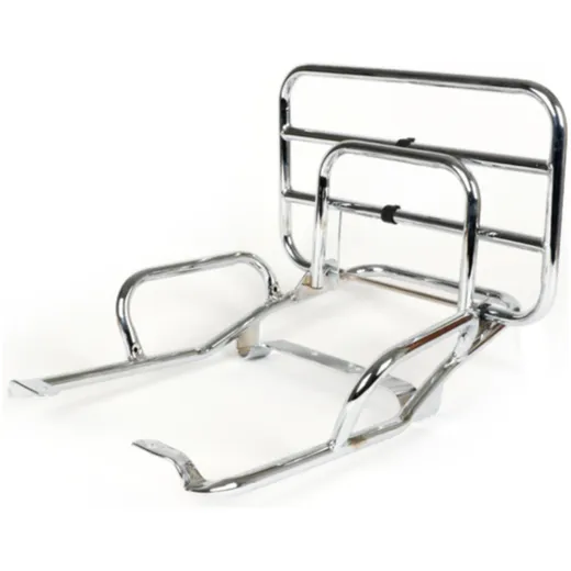 Rear rack, fold down -MOTO NOSTRA- Vespa PK S, PK XL, PK XL2 - chrome 51694