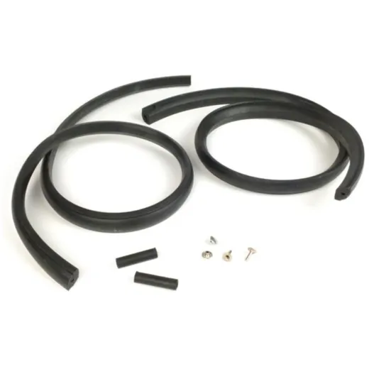 Seitenhaubengummi-Set BGM ORIGINAL schwarz für Vespa PX, T5 _3