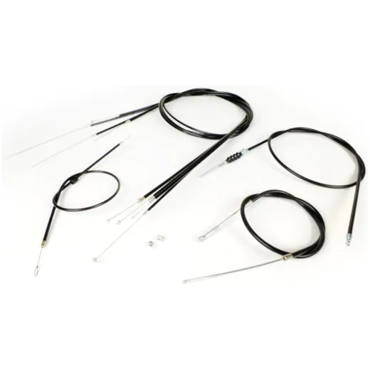 Cable set -BGM ORIGINAL, PE inner liner- Vespa PX EFL (1984-) - black 51834