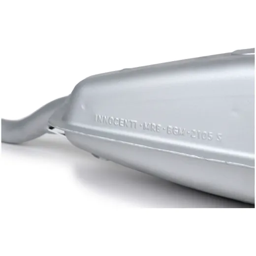 exhaust body BGM PRO Clubman V4.0 silver for Lambretta serie_3