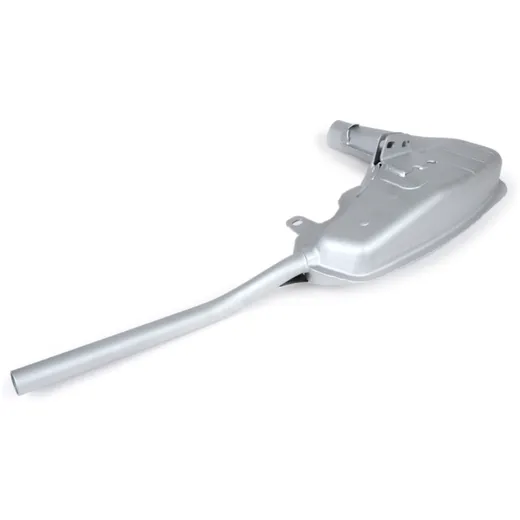exhaust body BGM PRO Clubman V4.0 silver for Lambretta serie_1