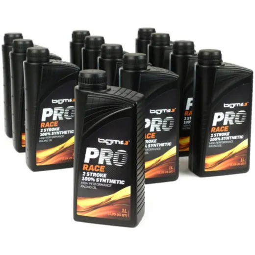 Oil -BGM PRO RACE- 2-stroke, fully synthetic - 12x 1000ml - bargain pack 51930