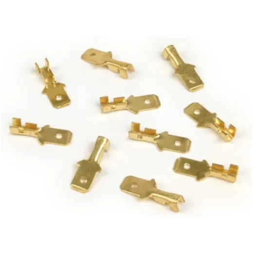 Kabelschuh Flachstecker 6,3mm Ø=1,0-1,5mm² DIN 46248 10stk. 51949