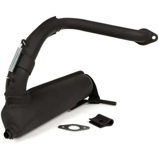 Auspuff BGM PRO Banane SPORT, Schwarz für Vespa PV125, ET3 1_3