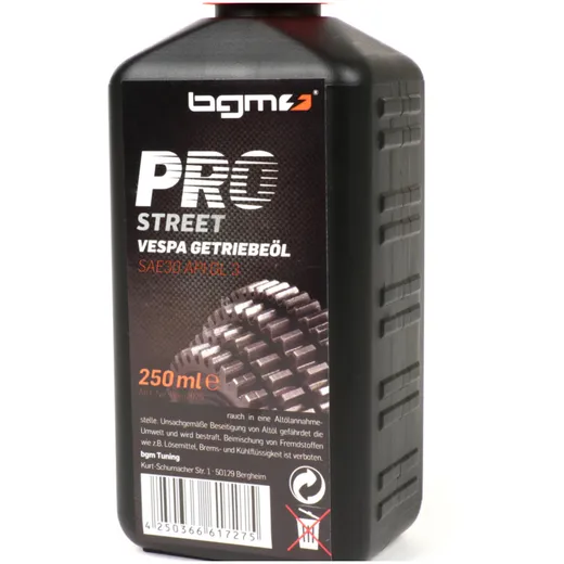 Gearbox oil -BGM PRO STREET- Vespa SAE30 API GL 3- 250ml 520_2
