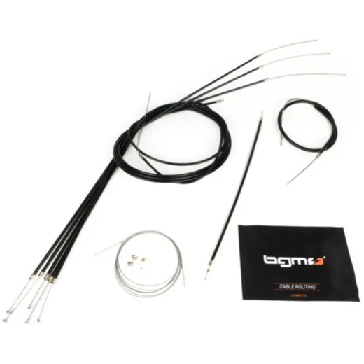 Cable set -BGM ORIGINAL, PE inner liner- Lambretta DL, GP 52081 Cable set -BGM ORIGINAL, PE inner liner- Lambretta DL, GP 52081