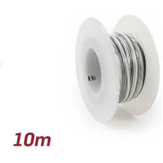 Electric wire -UNIVERSAL 0.85mm²- 10m - white/black 52106_1