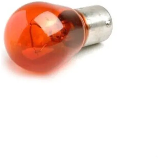Light bulb -BAU15s (offset pins) - 12V 21W - amber 52122