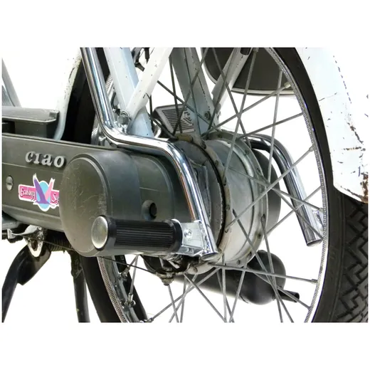 Rear footrests -MOTO NOSTRA- Piaggio Ciao -Chrome 52124_2
